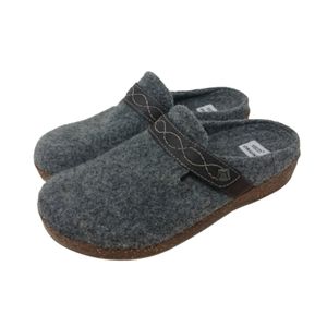 Earth Origins Aurora Janet Slip-On Felted Mules in Gray Size 7